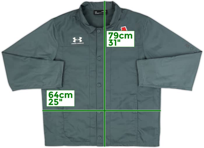 2019-20 Lokomotiv Moscow Under Armour Button-up Jacket - 10/10 - (XL)