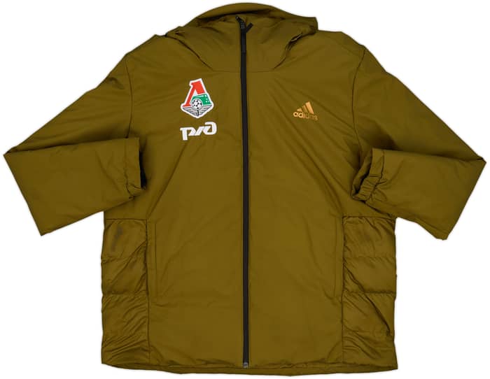 2021-22 Lokomotiv Moscow adidas Padded Bench Coat - 7/10 - (XL)