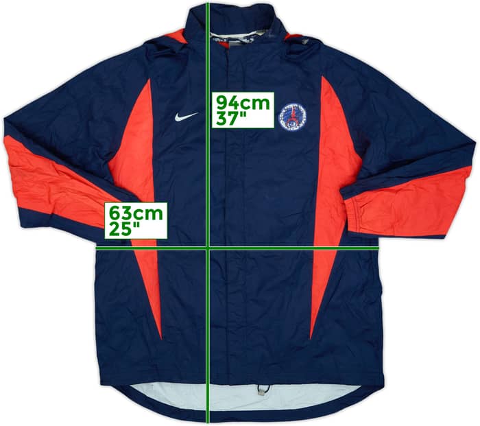 2003-04 Paris Saint-Germain Nike Hooded Jacket - 4/10 - (XL)