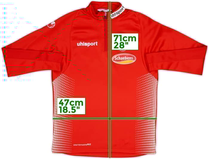 2018-19 FC Koln Uhlsport 1/4 Zip Drill Top - 5/10 - (S)