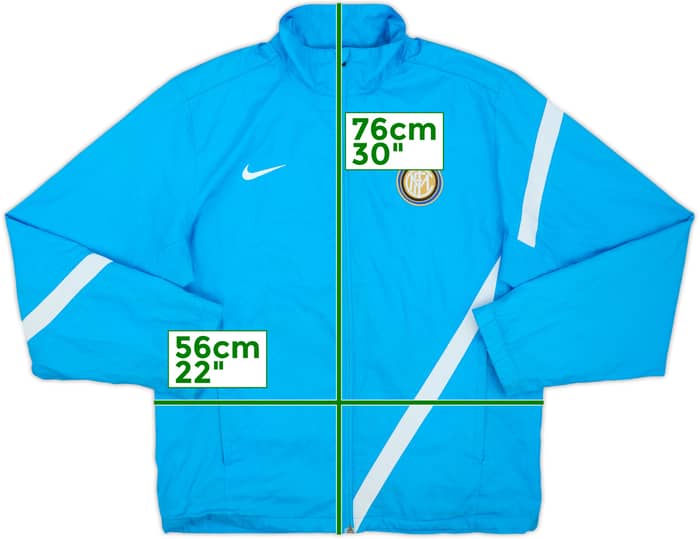 2011-12 Inter Milan Nike **Chaqueta de Chándal** - 7/10 - (M)