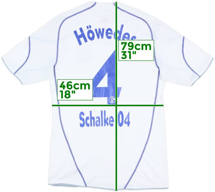 2009-10 Schalke Third Shirt Howedes #4 - 4/10 - (M)