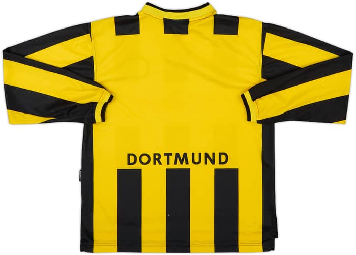 2000-02 Borussia Dortmund Home L/S Shirt - 6/10 - (M.Boys)