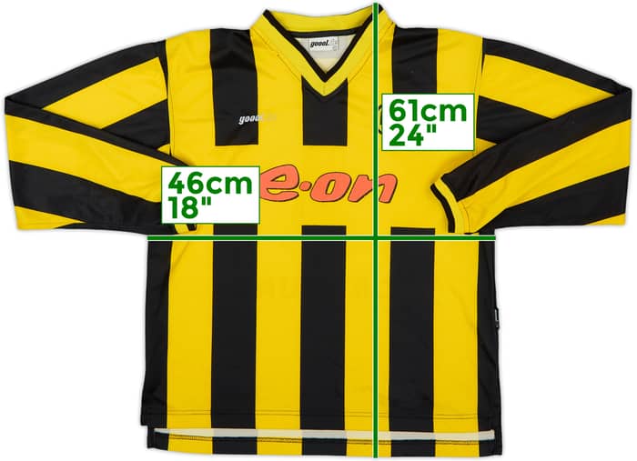 2000-02 Borussia Dortmund Home L/S Shirt - 6/10 - (M.Boys)