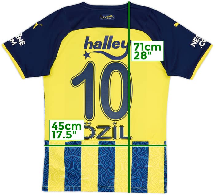 2021-22 Fenerbahce Home Shirt Ozil #10 - 6/10 - (S)