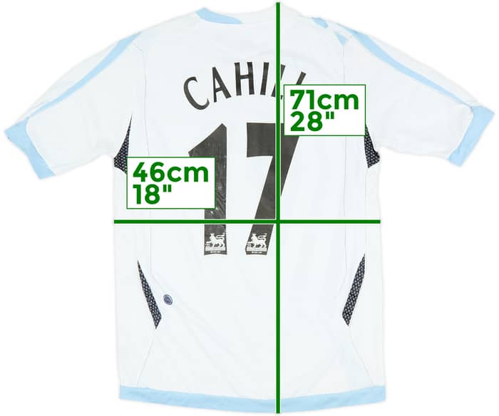 2006-07 Everton Away Shirt Cahill #17 - 5/10 - (L.Boys)