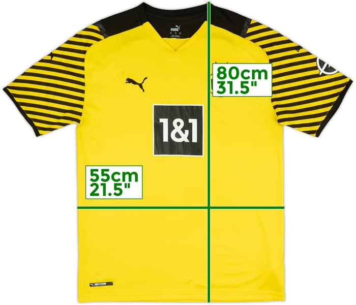 2021-22 Borussia Dortmund Home Shirt - 5/10 - (XL)