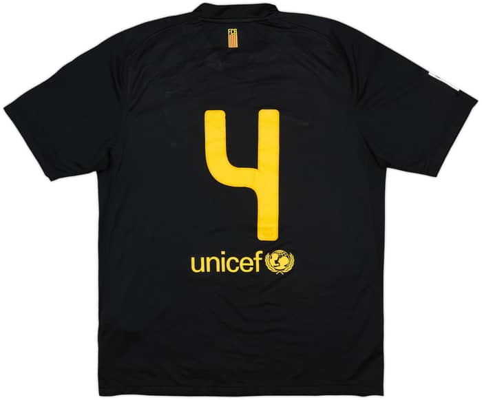 2011-12 Barcelona Away Shirt #4 - 5/10 - (L)