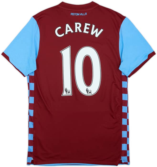 2010-11 Aston Villa Home Shirt Carew #10 - 7/10 - (S)