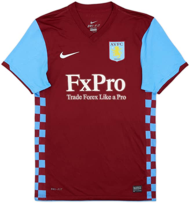 2010-11 Aston Villa Home Shirt Carew #10 - 7/10 - (S)