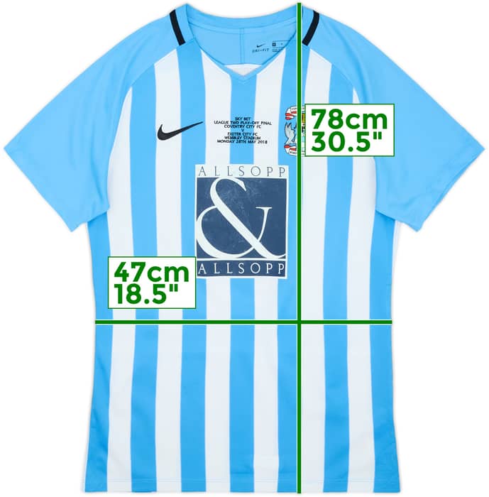 2017-18 Coventry Play Off Final Home Shirt - 7/10 - (M)