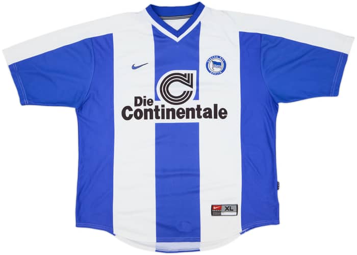 1999-00 Hertha Berlin Camiseta Local - 8/10 - (XL)