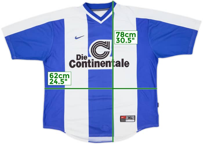 1999-00 Hertha Berlin Camiseta Local - 8/10 - (XL)