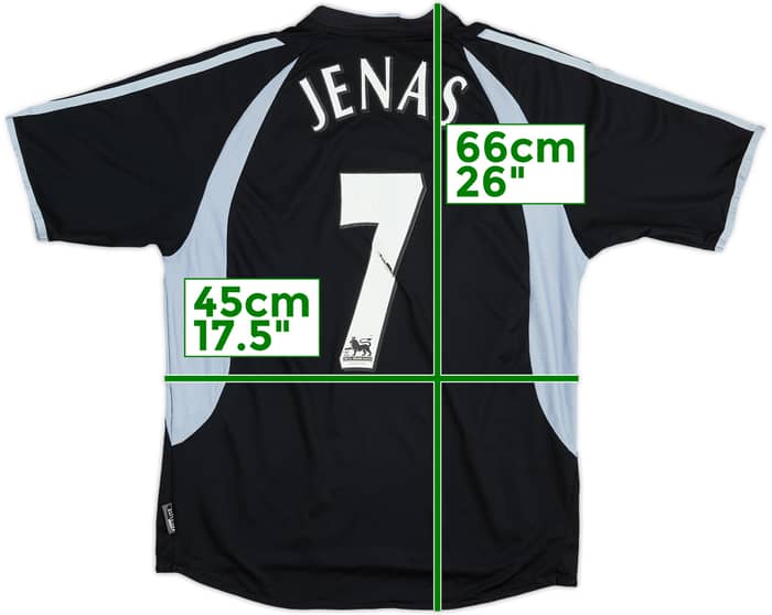 2003-04 Newcastle Away Shirt Jenas #7 - 4/10 - (XL.Boys)