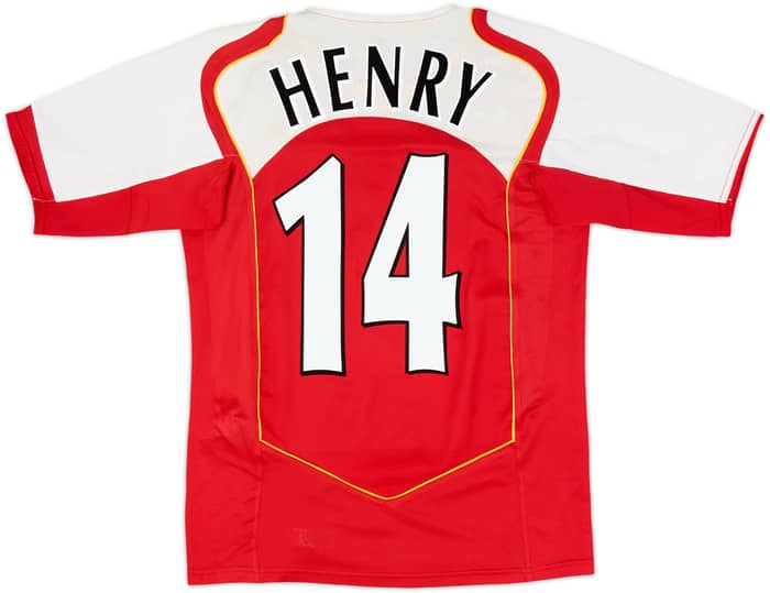2004-05 Arsenal Home Shirt Henry #14 - 8/10 - (XL.Boys)