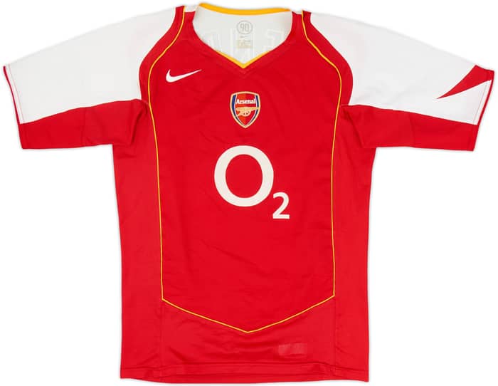 2004-05 Arsenal Home Shirt Henry #14 - 8/10 - (XL.Boys)