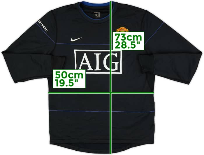 2008-09 Manchester United Nike Sweat Top - 5/10 - (M)