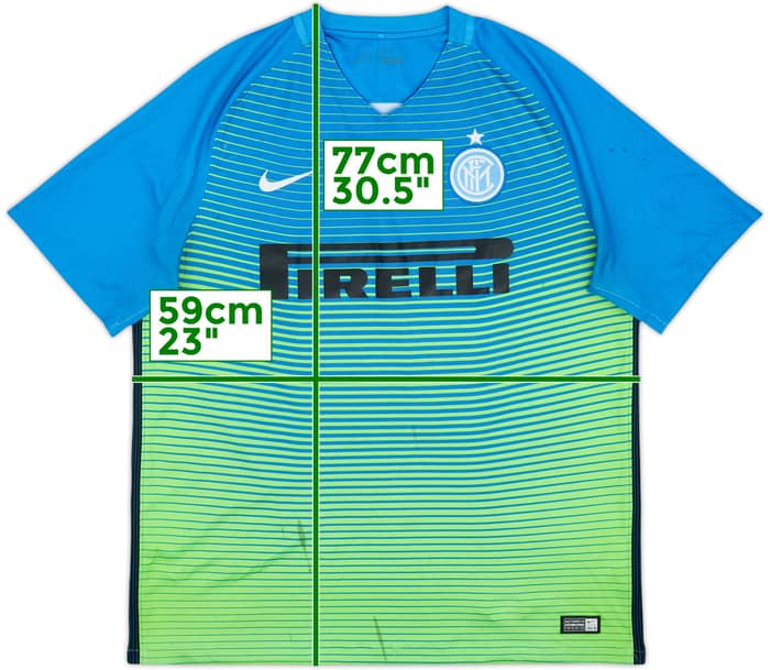 2016-17 Inter Milan Third Shirt - 5/10 - (XL)