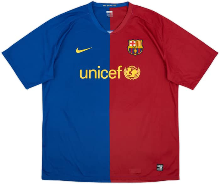 2008-09 Barcelona Player Issue Home Shirt Messi #10 - 10/10 - (XL)