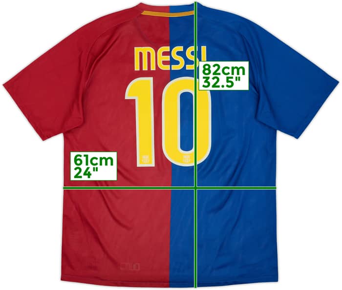 2008-09 Barcelona Player Issue Home Shirt Messi #10 - 10/10 - (XL)