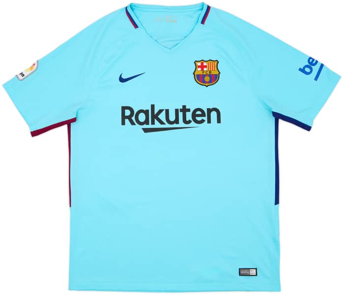 2017-18 Barcelona Away Shirt Suarez #9 - 8/10 - (L)