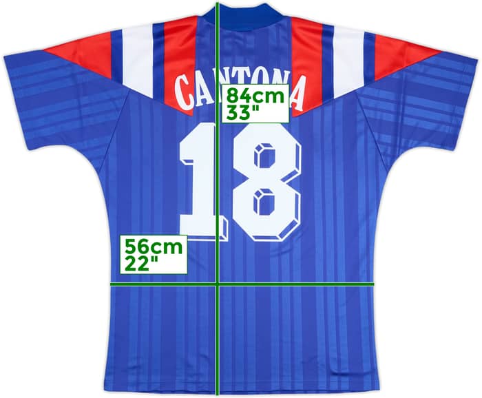 1992-94 France Home Shirt Cantona #18 (L/XL)