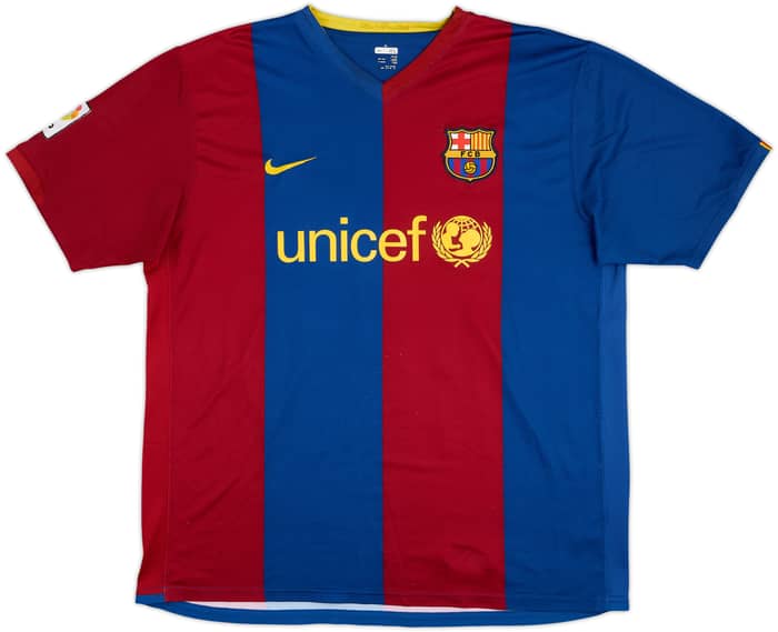 2006-07 Barcelona Home Shirt Ronaldinho #10 - 8/10 - (XL)