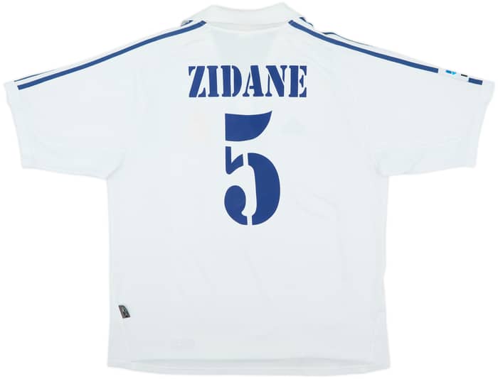 2001 Real Madrid Home Shirt Zidane #5 - 6/10 - (XL)