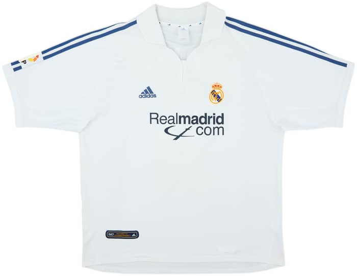 2001 Real Madrid Home Shirt Zidane #5 - 6/10 - (XL)