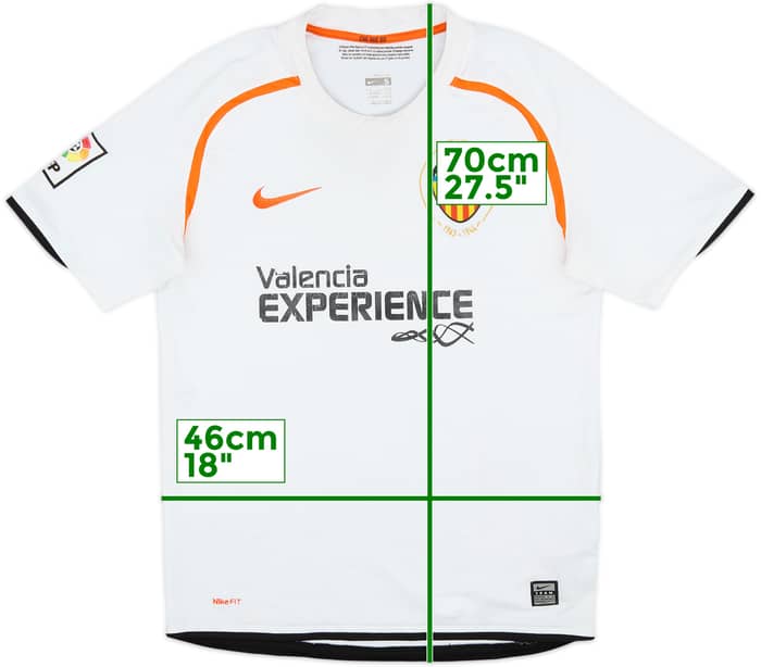 2008-09 Valencia Camiseta Local - 5/10 - (S)
