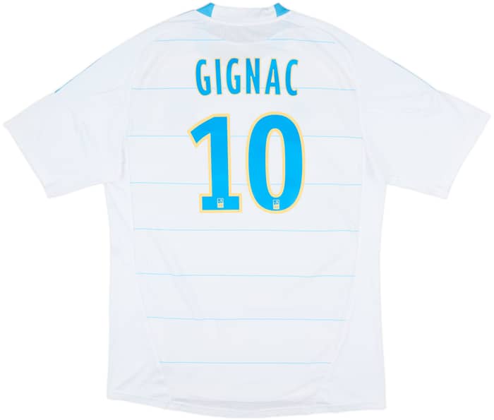 2010-11 Olympique Marseille Home Shirt Gignac #10 - 6/10 - (XL)