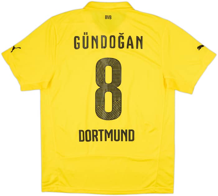 2014-15 Dortmund CL Home Shirt Gundogan #8 - 9/10 - (L)