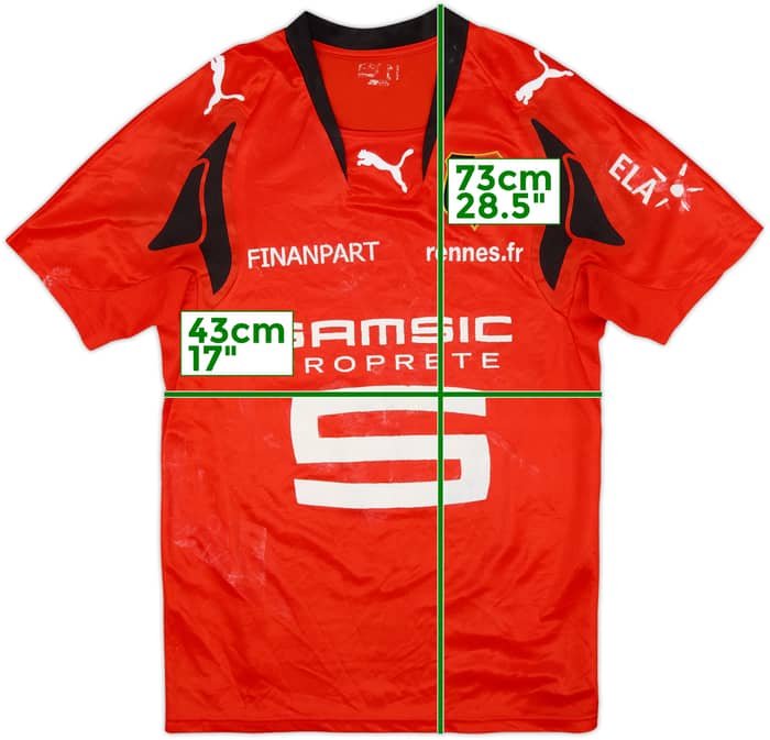 2007-08 Stade Rennais Home Shirt - 5/10 - (M)