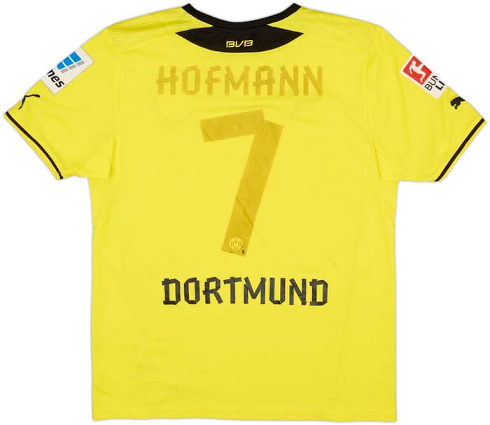 2013-14 Borussia Dortmund Home Shirt Hoffman #7 - 3/10 - (M)