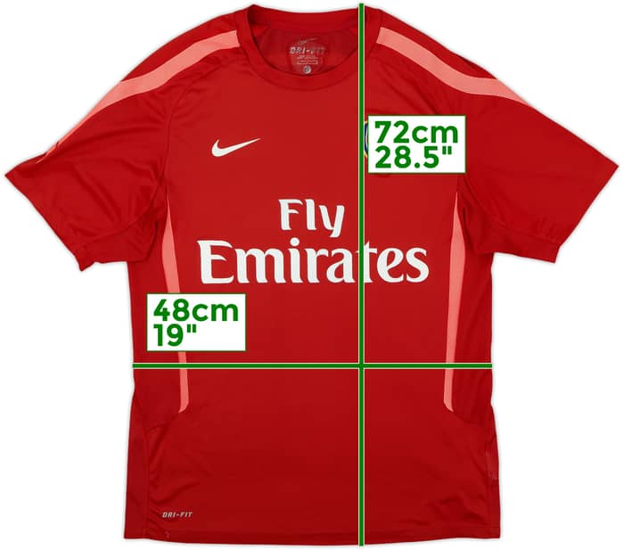 2010-11 Arsenal Nike Training Shirt - 5/10 - (M)