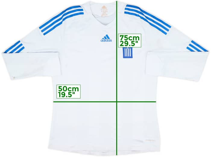 2008-09 Greece Player Issue Away L/S Shirt - 5/10 - (L)