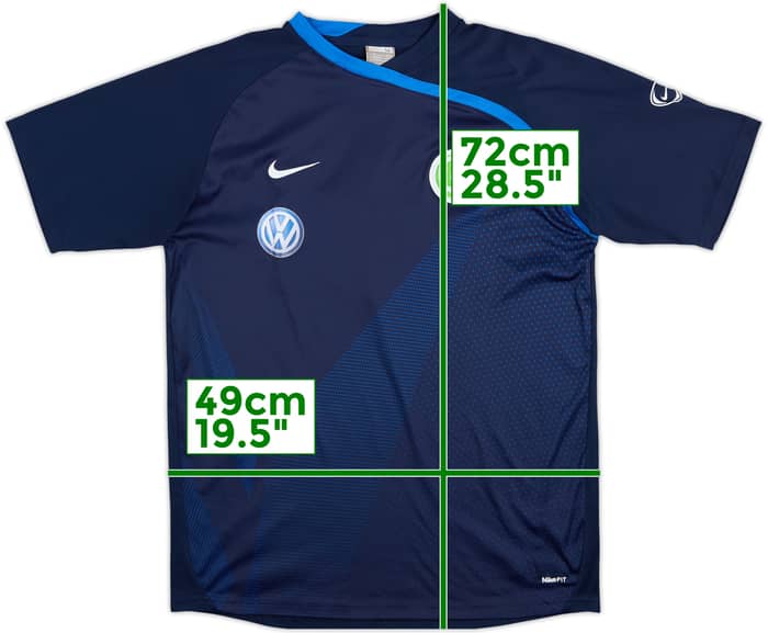 2008-09 Wolfsburg Nike Training Shirt - 6/10 - (M)