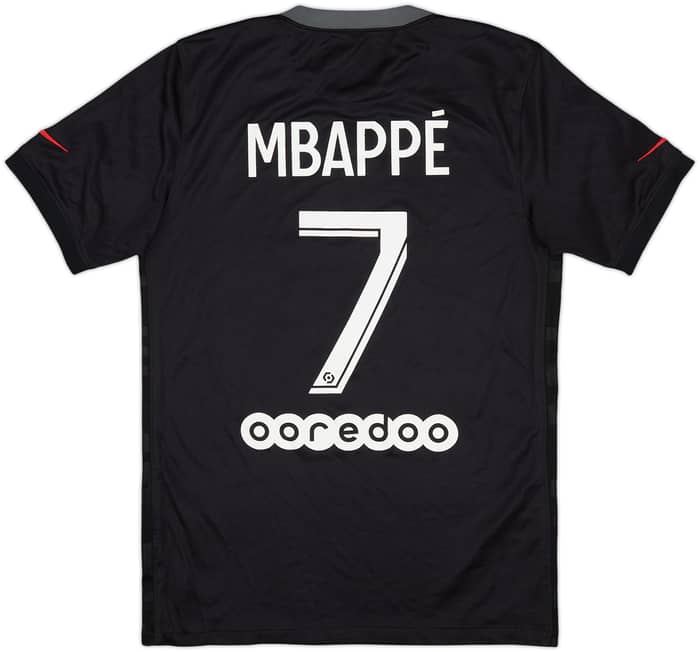 2021-22 Paris Saint-Germain Third Shirt Mbappe #7 - 5/10 - (S)