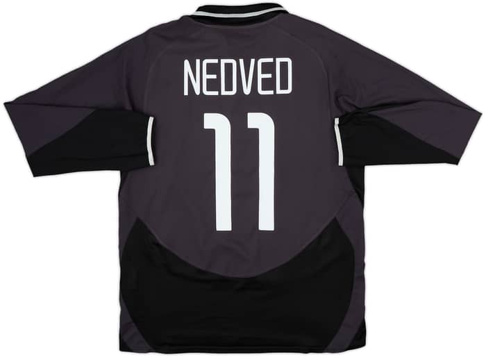 2003-04 Juventus Player Issue Third L/S Shirt Nedved #11 - 7/10 - (M)
