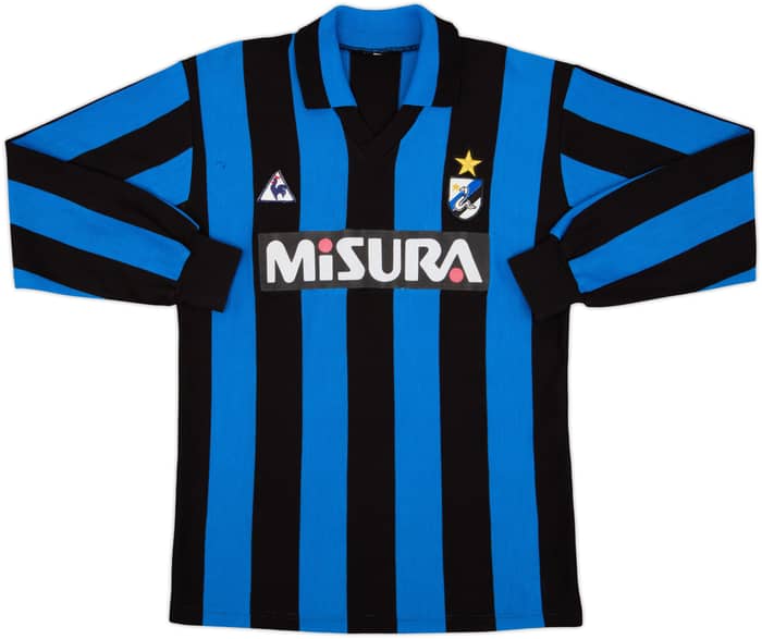 1986-88 Inter Milan Home L/S Shirt #11 - 4/10 - (M)