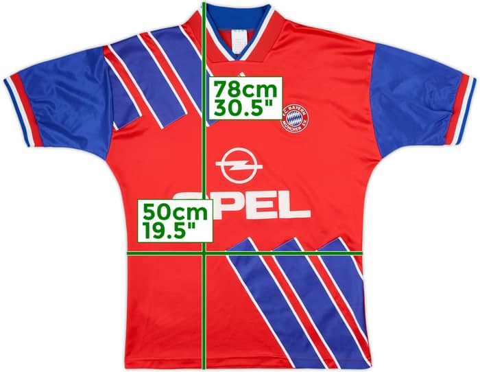 1993-95 Bayern Munich Home Shirt - 8/10 - (M)