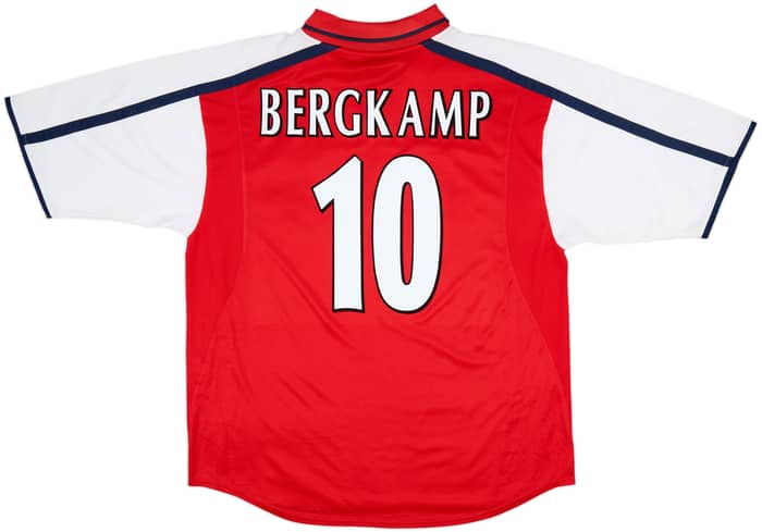 2000-02 Arsenal Home Shirt Bergkamp #10 - 9/10 - (XL)