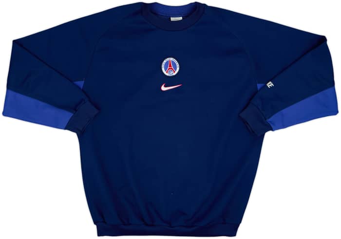 1997-98 Paris Saint-Germain Nike Sweat Top - 8/10 - (M)