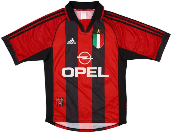 1998-00 AC Milan Home Shirt Shevchenko #7 - 5/10 - (S)