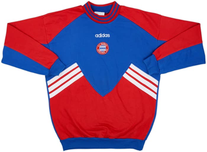 1993-95 Bayern Munich adidas Sweat Top - 8/10 - (M)