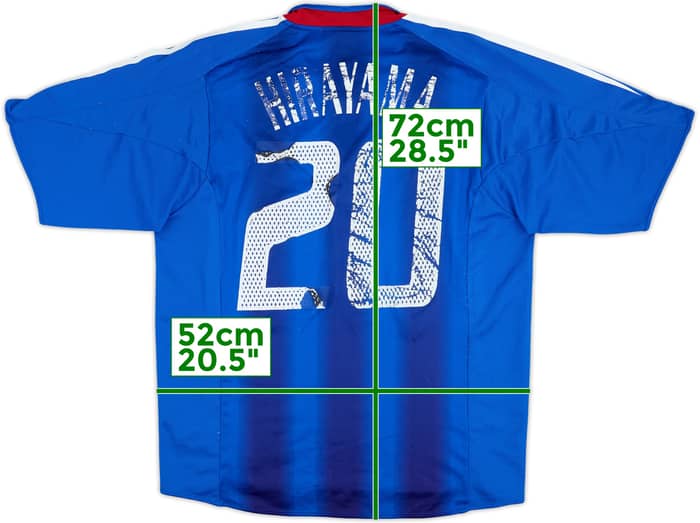 2004-06 Japan Home Shirt Hirayama #20 - 4/10 - (L)