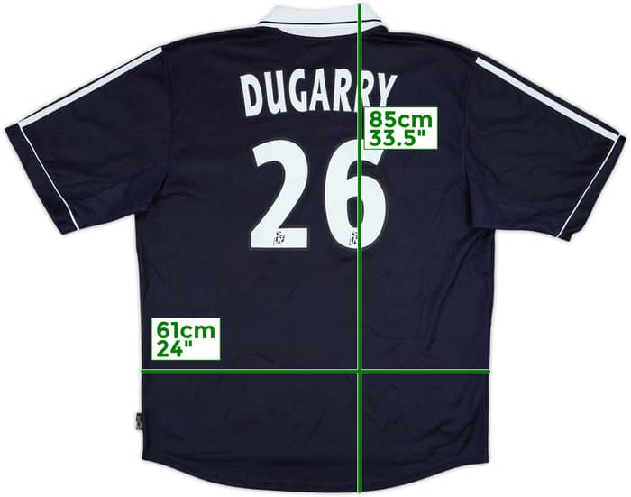 2000-01 Bordeaux Home Shirt Dugarry #26 - 8/10 - (XL)