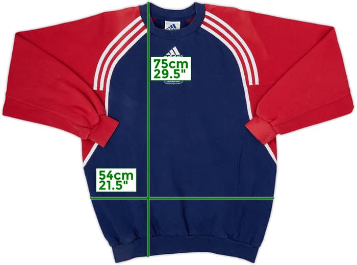 2000-02 Unterhaching adidas Sweat Top - 7/10 - (M/L)