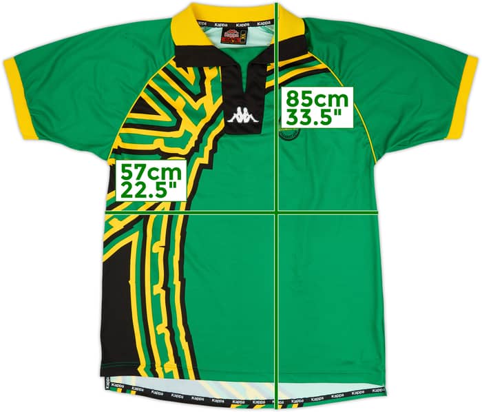 1998-00 Jamaica Away Shirt - 8/10 - (XL)