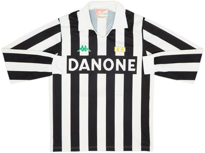 1992-94 Juventus Basic Home L/S Shirt #10 - 7/10 - (L)